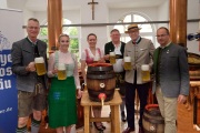 Anzapftraining der Bayerischen Bierkoenigin 2024