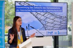 Auszeichnung Zeltdach des Münchner Olympiastadions als Historisches Wahrzeichen der Ingenieurbaukunst in Deutschland