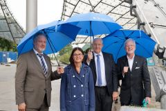 Auszeichnung Zeltdach des Münchner Olympiastadions als Historisches Wahrzeichen der Ingenieurbaukunst in Deutschland