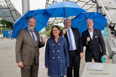 Auszeichnung Zeltdach des Münchner Olympiastadions als Historisches Wahrzeichen der Ingenieurbaukunst in Deutschland