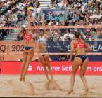 European Championships Muenchen 2022 - Beachvolleyball-Frauen-Gruppenspiele