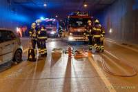 Feuerwehr Übung im Tunnel Aubing 2021