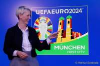 Fussball EM 2024 - Praesentation Host City Logo Muenchen