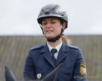 Bayerns Innenminister Joachim Herrmann, Karin Baumüller-Söder und Staatssekretär a.D. Gerhard Eck besuchen Polizei-Reiterstaffel in München