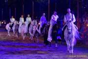 Carmina Burana Cavallo auf Schloss Kaltenberg 2022 - Sound von Quadro Nuevo zusammen mit der Philharmonie Salzburg unter der Leitung von Elisabeth Fuchs sowie dem Mendelssohn Vocalensemble.