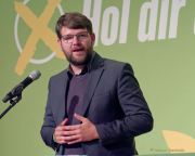 Kleiner Parteitag der Gruenen Bayerns am 1.10.2023 in Muenchen