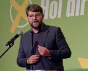 Kleiner Parteitag der Gruenen Bayerns am 1.10.2023 in Muenchen