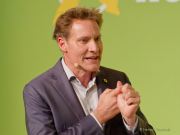 Kleiner Parteitag der Gruenen Bayerns am 1.10.2023 in Muenchen