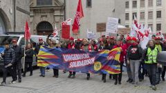 Maikundgebung München 2023 auf Marienplatz