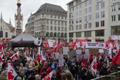 Maikundgebung München 2023 auf Marienplatz