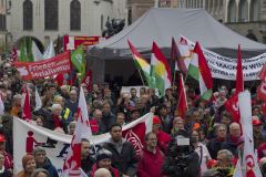 Maikundgebung München 2023 auf Marienplatz