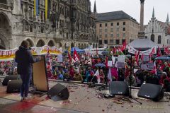 Maikundgebung München 2023 auf Marienplatz