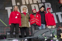 Maikundgebung München 2023 auf Marienplatz