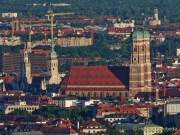 Blick vom Olympiaturm München