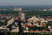 Blick vom Olympiaturm München