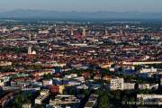 Blick vom Olympiaturm München