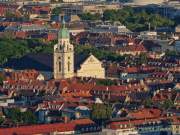 Blick vom Olympiaturm München