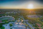 Blick vom Olympiaturm München