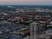 Blick vom Olympiaturm München