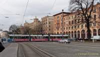 Startsignal für die Aktions-Tram zum Equal Pay Day 2022