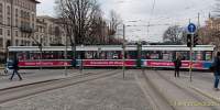 Startsignal für die Aktions-Tram zum Equal Pay Day 2022