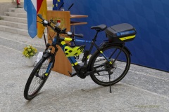 Verbesserte Ausstattung der Polizei Fahrradstaffel