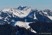 Wallberg in Rottach-Egern am Tegernsee am 13.2.2022