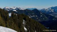 Wallberg in Rottach-Egern am Tegernsee am 13.2.2022