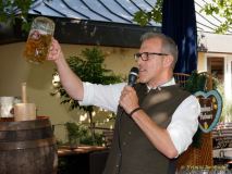 Wiesnbierprobe 2024 von Hacker-Pschorr und Paulaner im Seehaus im Englischen Garten