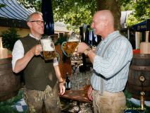 Wiesnbierprobe 2024 von Hacker-Pschorr und Paulaner im Seehaus im Englischen Garten